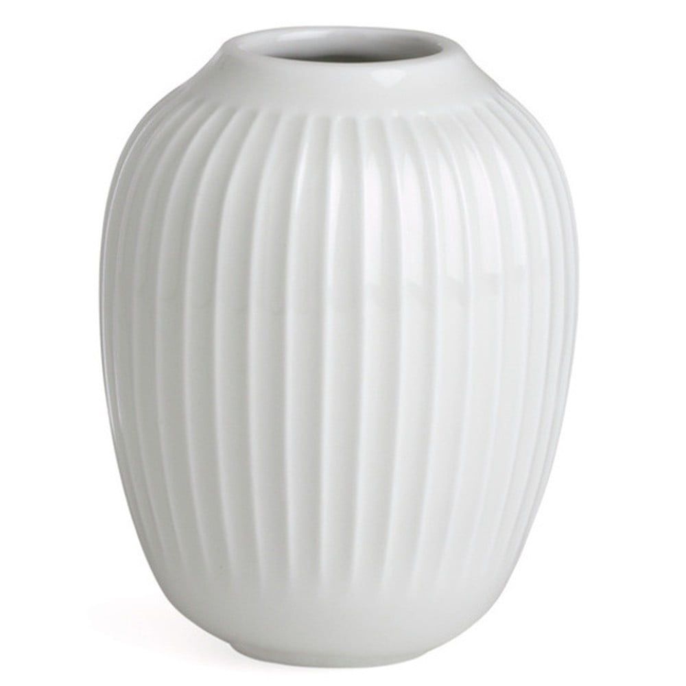 Bílá kameninová váza Kähler Design Hammershoi, ⌀ 8,5 cm - Bonami.cz