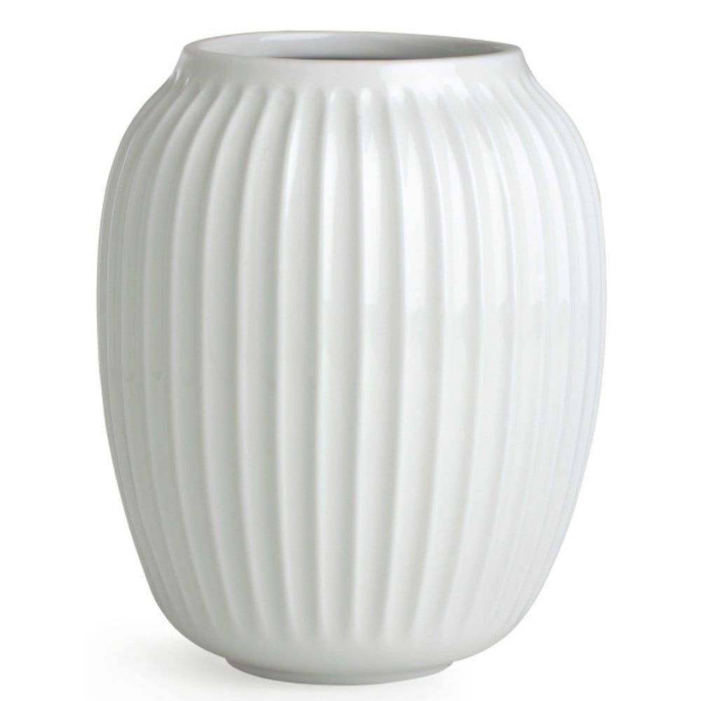 Bílá kameninová váza Kähler Design Hammershoi, ⌀ 16,5 cm - Bonami.cz