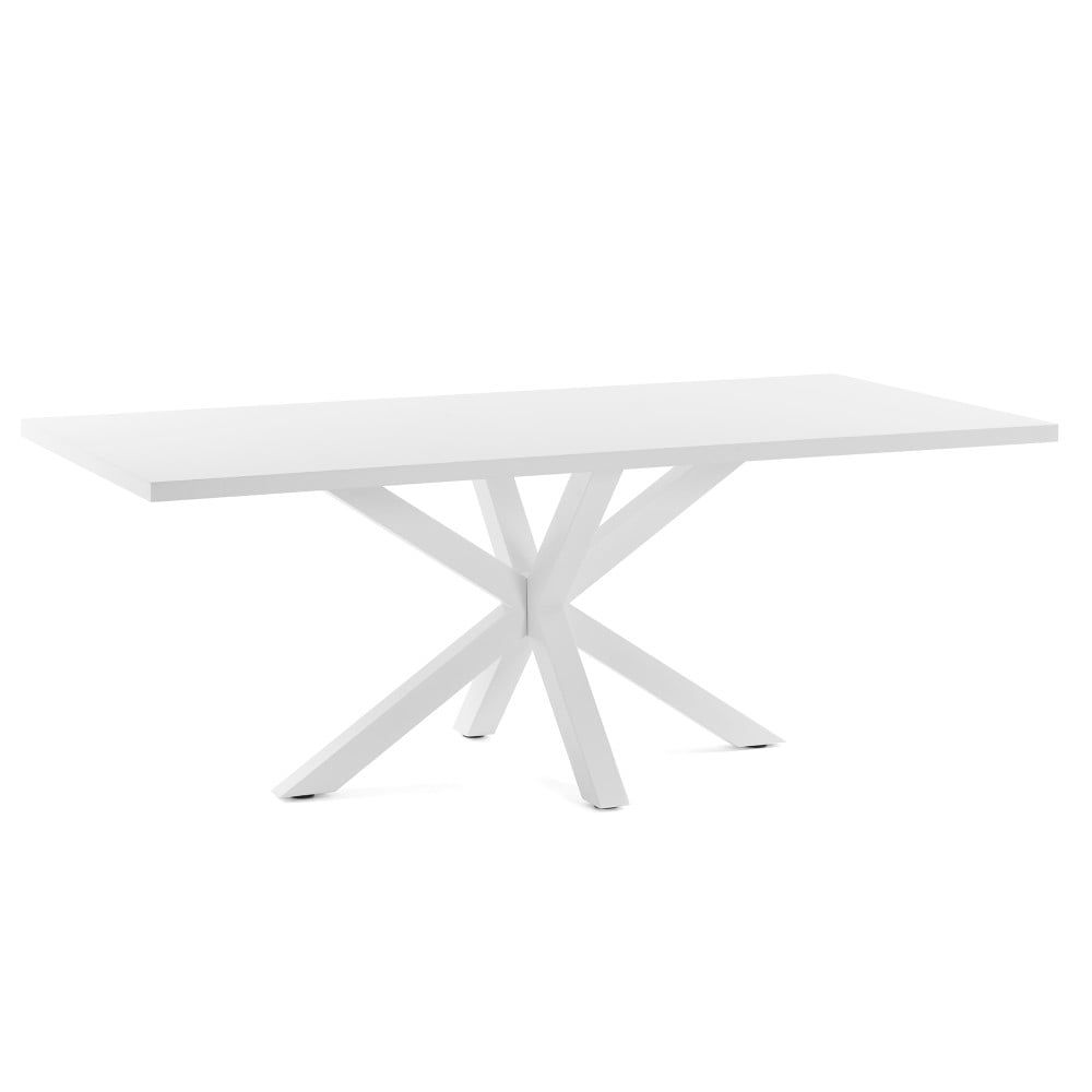 Bílý jídelní stůl Kave Home Arya, 160 x 100 cm - Bonami.cz