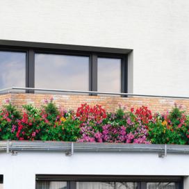 WENKO Zástěna na balkón Květy