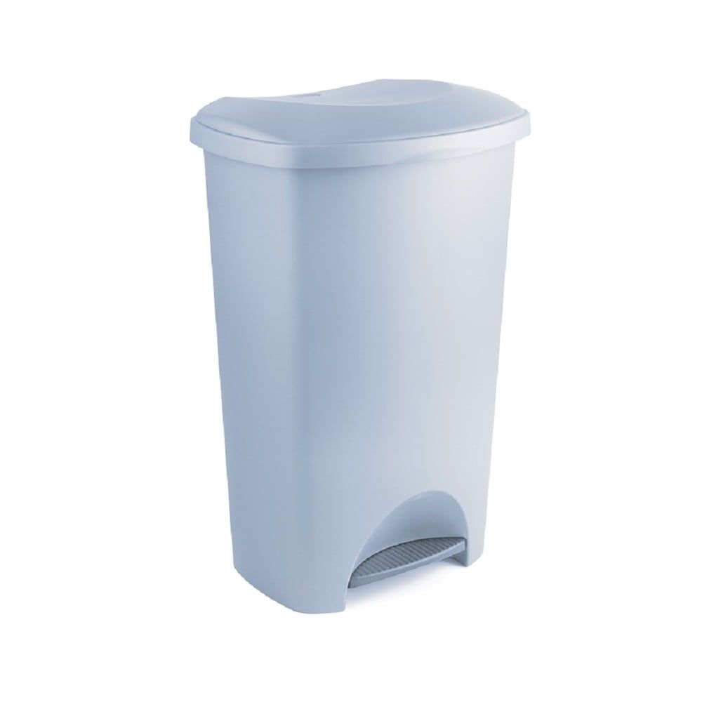 Šedý pedálový odpadkový koš z recyklovaného plastu Addis Eco Range, 50 l - Bonami.cz