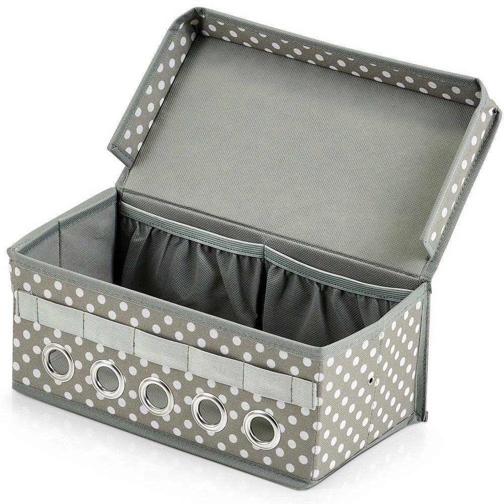 Zeller Úložný box pro dárkové příslušenství v šedé barvě, 29x12 cm - EMAKO.CZ s.r.o.