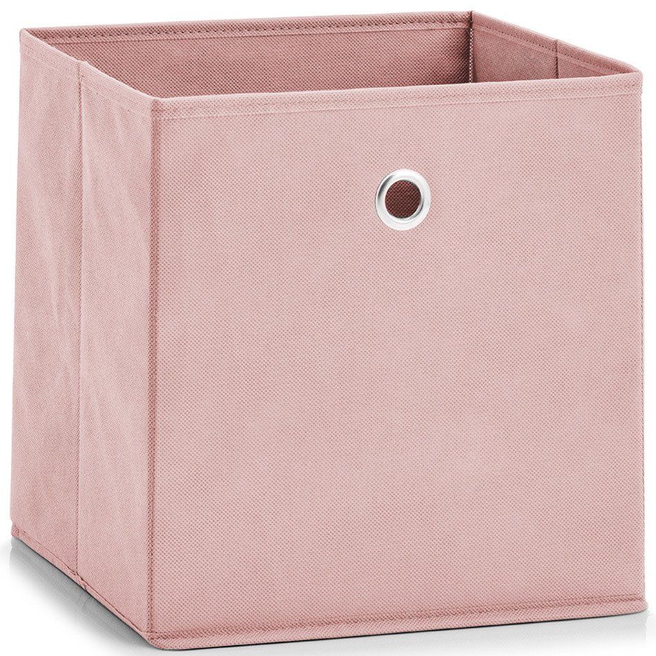 Růžový úložný box, 28 x 28cm, ZELLER - EMAKO.CZ s.r.o.