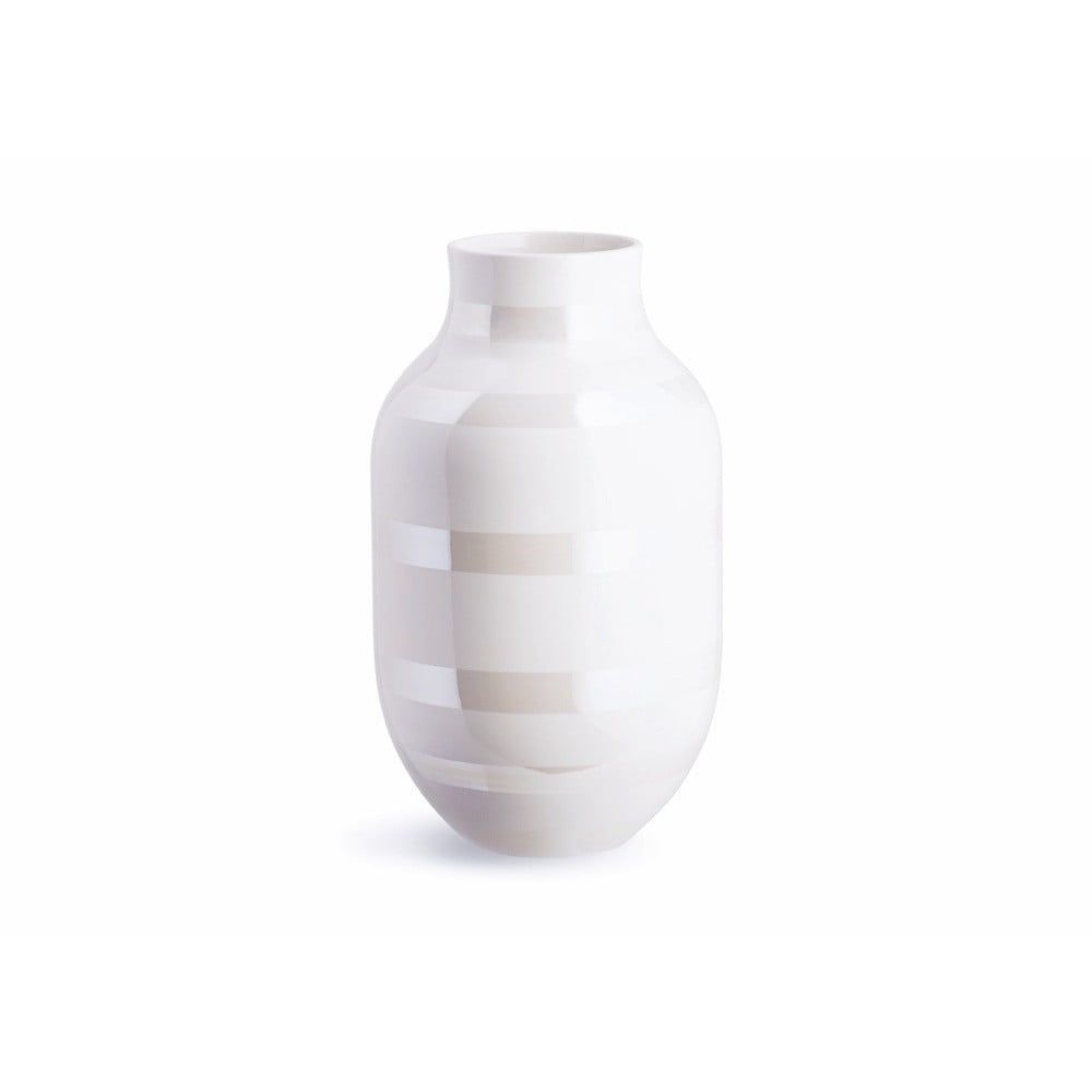 Bílá kameninová váza Kähler Design Omaggio, výška 30,5 cm - Bonami.cz