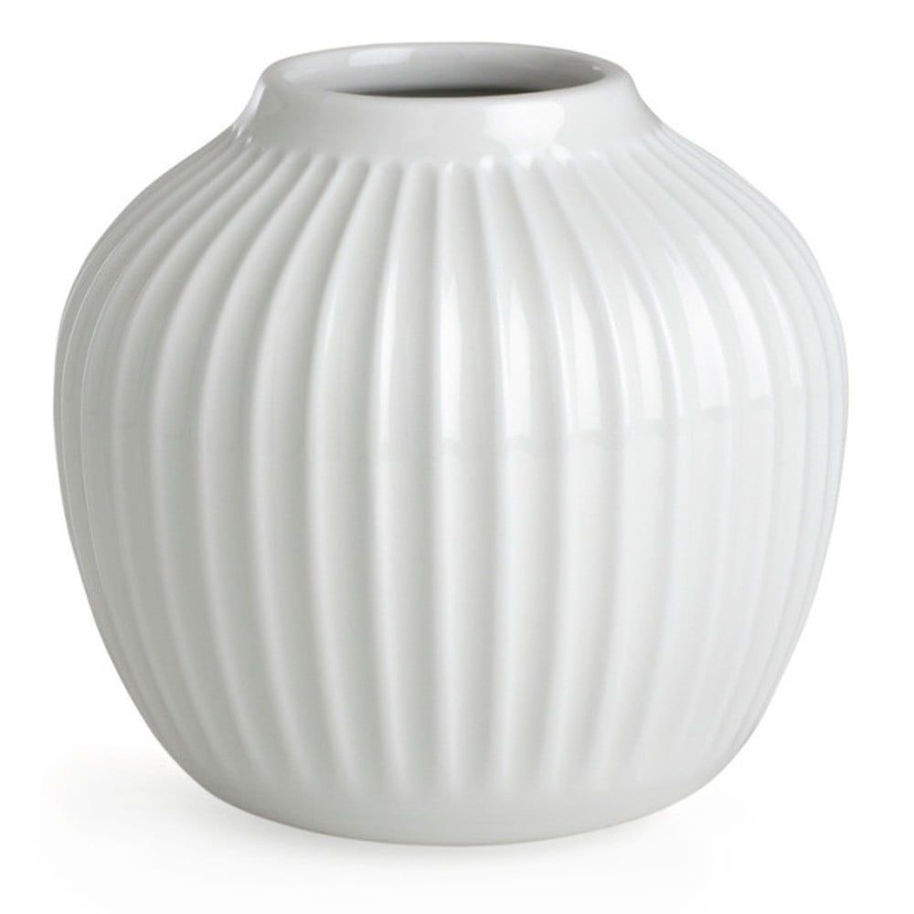 Bílá kameninová váza Kähler Design Hammershoi, ⌀ 13,5 cm - Bonami.cz