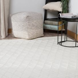 Krémový koberec ERZIN 140 x 200 cm