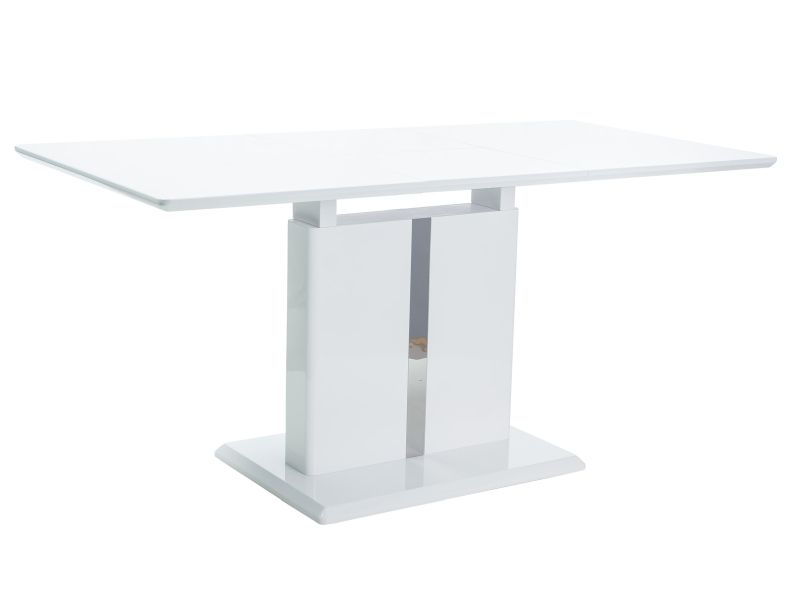 Stůl rozkládací Dallas (110150)X75 Bílý lak - Nabytek-Bogart.cz