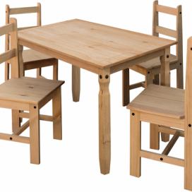 Jídelní stůl 16116 + 4 židle 1627 CORONA 2 Mdum
