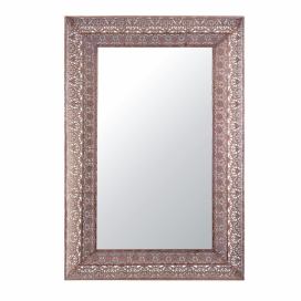 Nástěnné zrcadlo 69 x 90 cm měď DEHRADUN Beliani.cz