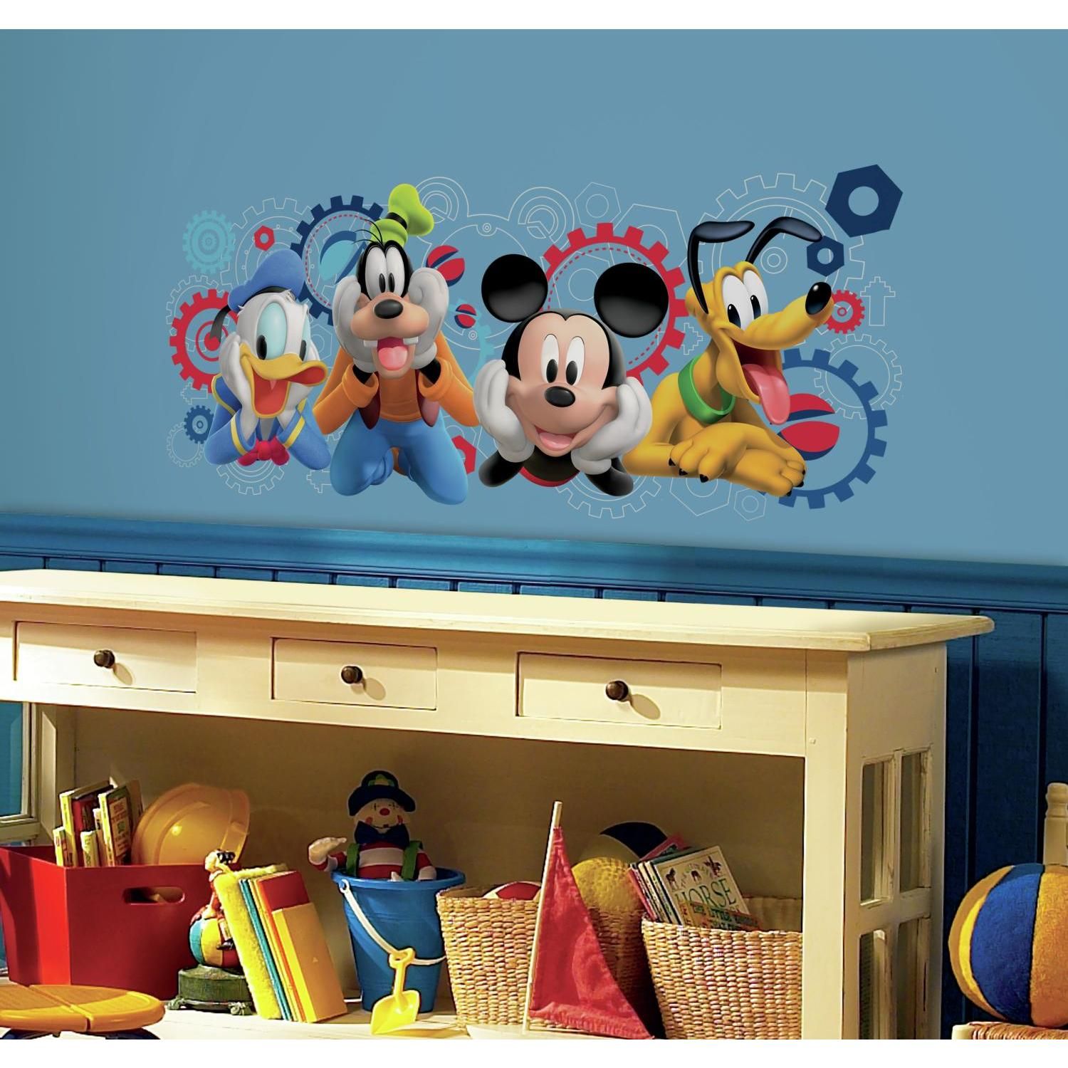 Samolepky Mickey Mouse a přátelé - Dětské dekorace Lunami