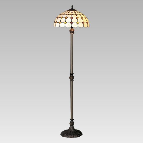 Prezent 92000144 stojací lampa Tiffany 2x60W|E27 - Dekolamp s.r.o.