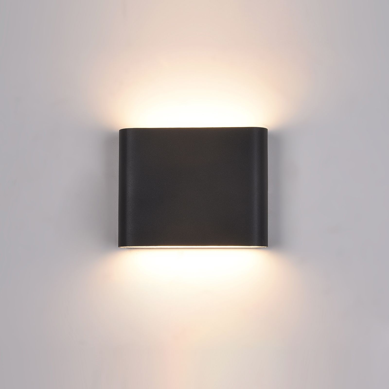 Italux PL-206B LED venkovní nástěnná lampa Romano 6W | 360 lm | 3000K | IP54 - barva černá - Dekolamp s.r.o.