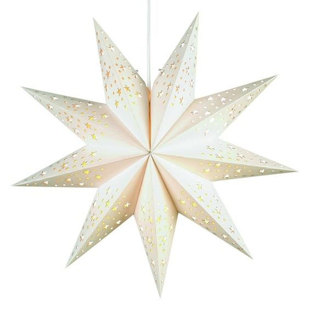 Bílá světelná dekorace s vánočním motivem ø 45 cm Solvalla – Markslöjd - Bonami.cz
