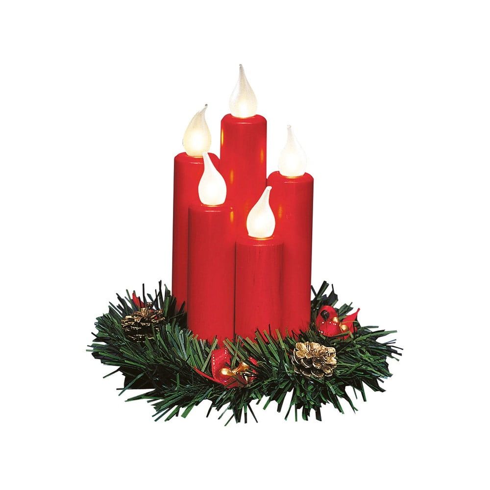 Červená světelná dekorace s vánočním motivem Hanna – Markslöjd - Bonami.cz