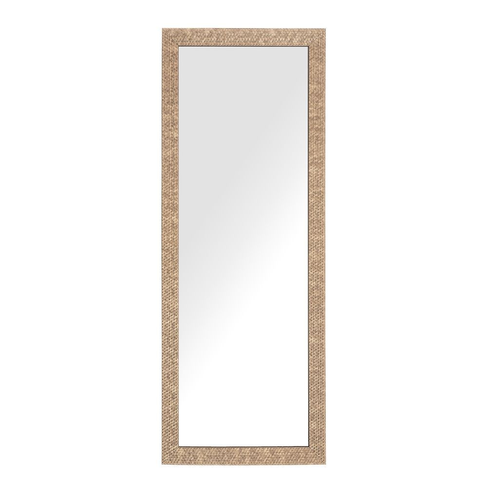Nástěnné zrcadlo AJACCIO 50 x 130 cm mosaz - Beliani.cz