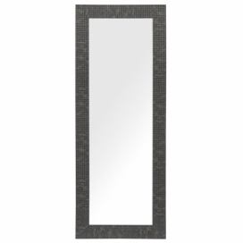 Nástěnné zrcadlo 50 x 130 cm černé PLAISIR Beliani.cz