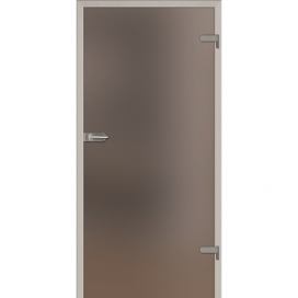 Skleněné dveře Naturel Glasa levé 60 cm hnědé GLASA1H60L Siko - koupelny - kuchyně