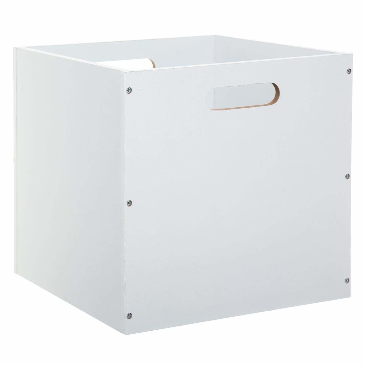 5five Simply Smart Dřevěná skladovací krabice v bílé barvě, 31 x 31 cm - EMAKO.CZ s.r.o.