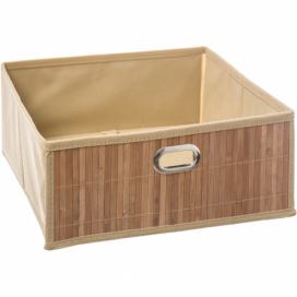 5five Simply Smart Úložný box na drobnosti, 31 x 31 x 14 cm, bambusový