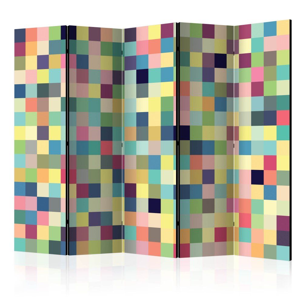 Paraván Millions of colors Dekorhome 225x172 cm (5-dílný) - DEKORHOME.CZ