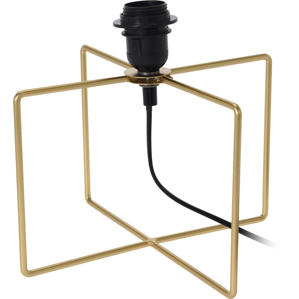 Home Styling Collection Kovová stolní lampa ve zlaté barvě LOFT, 25 cm - EMAKO.CZ s.r.o.