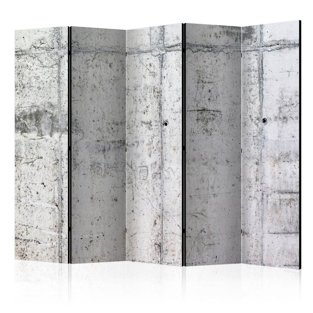 Paraván Concrete Wall Dekorhome 225x172 cm (5-dílný) - DEKORHOME.CZ