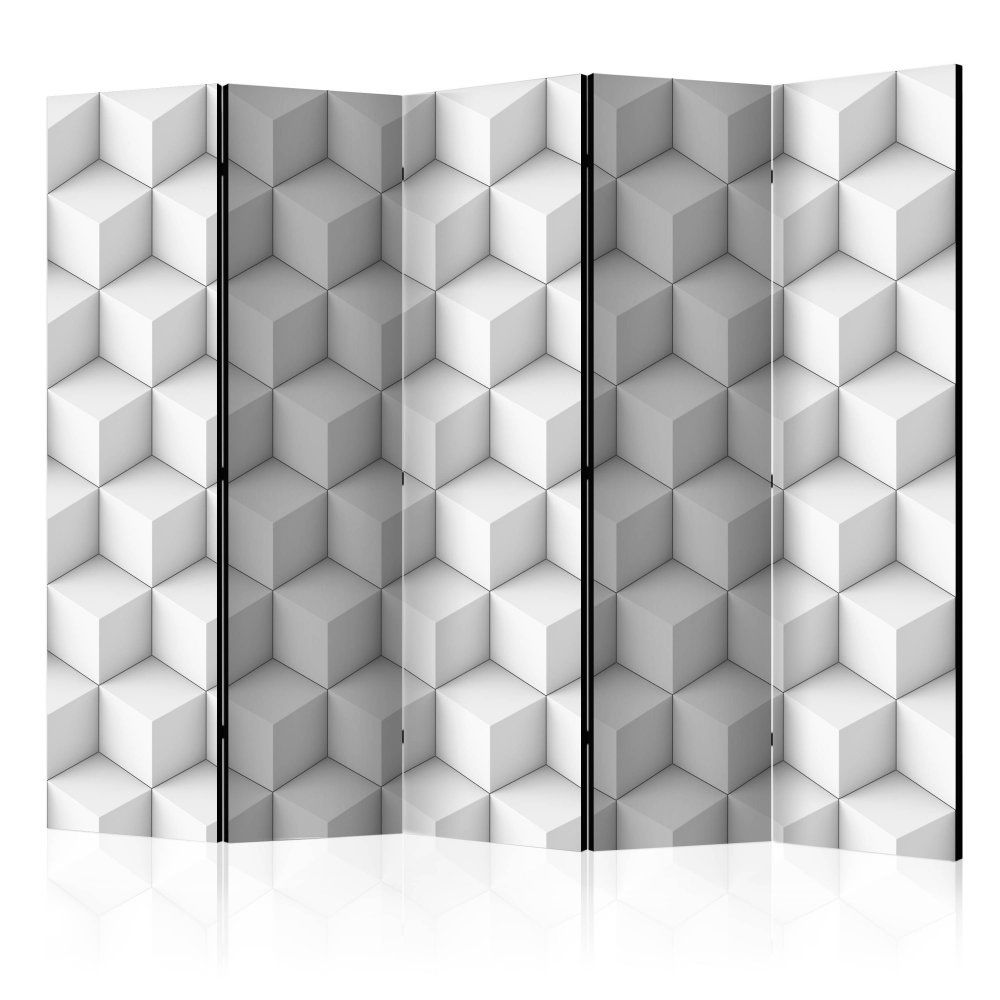 Paraván Cube Dekorhome 225x172 cm (5-dílný) - DEKORHOME.CZ