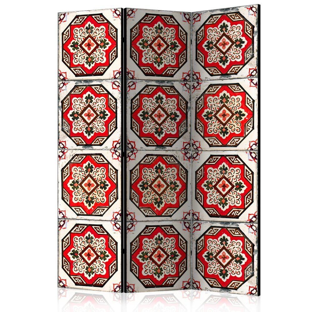 Paraván Dance of Red Line Dekorhome 135x172 cm (3-dílný) - DEKORHOME.CZ