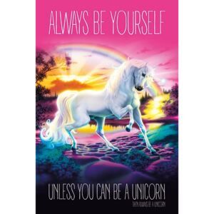 Plakát, Obraz - Unicorn - Always Be Yourself, (61 x 91.5 cm) - Favi.cz