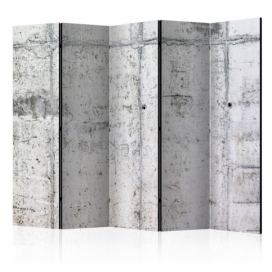 Paraván Concrete Wall Dekorhome 225x172 cm (5-dílný)