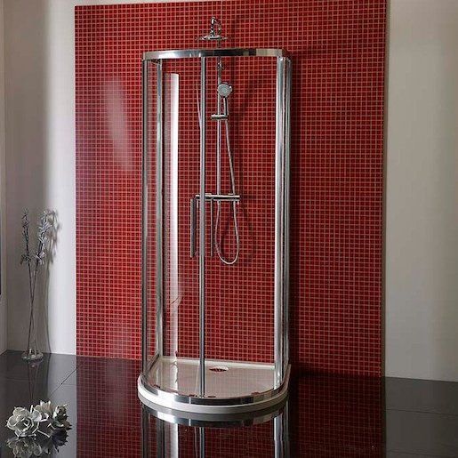 Sprchový kout asymetrický 100x100 cm Polysan Lucis DL3715 - Siko - koupelny - kuchyně