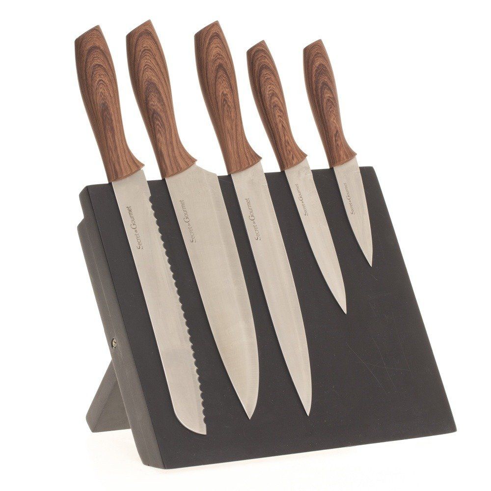 Kuchyňské nože magnetický stojan, balení 5, Secret de Gourmet - EMAKO.CZ s.r.o.