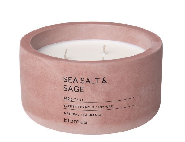 Vonná svíčka Sea Salt & Sage - kulatá - FORLIVING