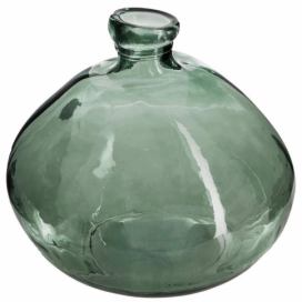 Atmosphera Váza dekorativní, kulatá, khaki, O 23 cm