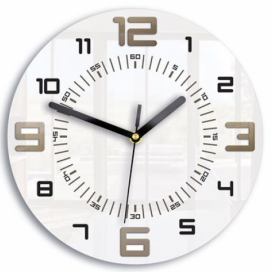 ModernClock Nástěnné hodiny Armando bílé