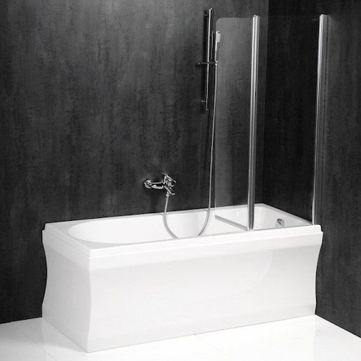 Polysan PALOMA vanová zástěna 900mm, čiré sklo,BS-90 - Siko - koupelny - kuchyně