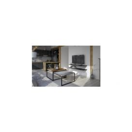 Eltap konferenční stolek NEVIO barva: kombinace (ořech Burgundský + beton)