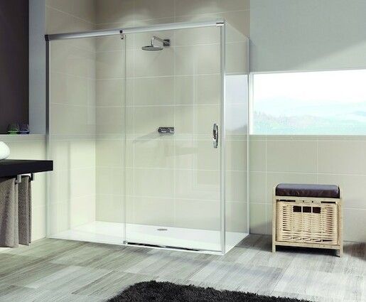 Boční zástěna ke sprchovým dveřím 100 cm Huppe Aura elegance 401608.092.322 - Siko - koupelny - kuchyně