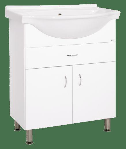 Koupelnová skříňka s umyvadlem Keramia Pro 70x56 cm bílá PRO70Z - Siko - koupelny - kuchyně