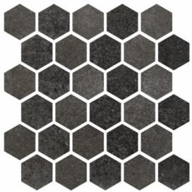 Mozaika Cir Materia Prima black storm hexagon 27x27 cm lesk 1069909, 1ks