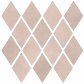 Mozaika Cir Materia Prima pink velvet rombo 25x25 cm lesk 1069903, 1ks