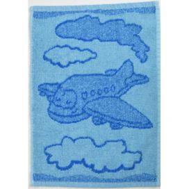 Dětský ručník Plane blue 30x50 cm  