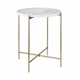 MARBLE Příruční stolek s mramorovou deskou
