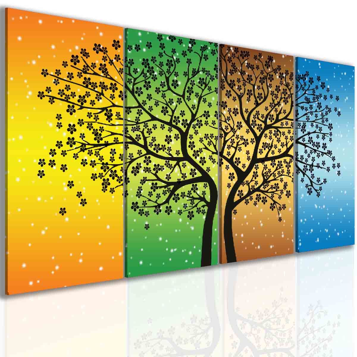 Obraz Strom ročních období III Velikost (šířka x výška): 80x40 cm - S-obrazy.cz