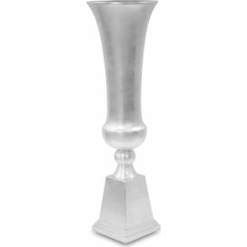 Dekorační stříbrná váza 116372 Mdum
