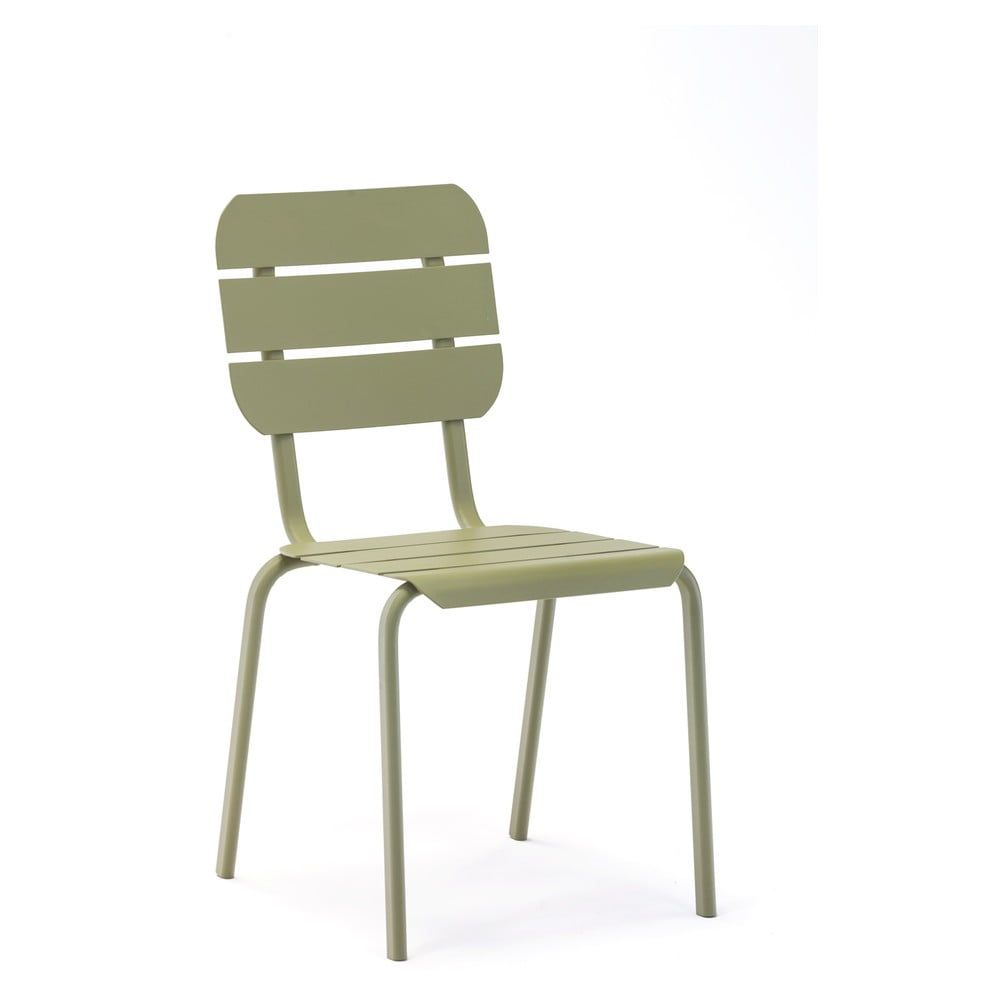 Zelené kovové zahradní židle v sadě 4 ks Alicante – Ezeis - Bonami.cz