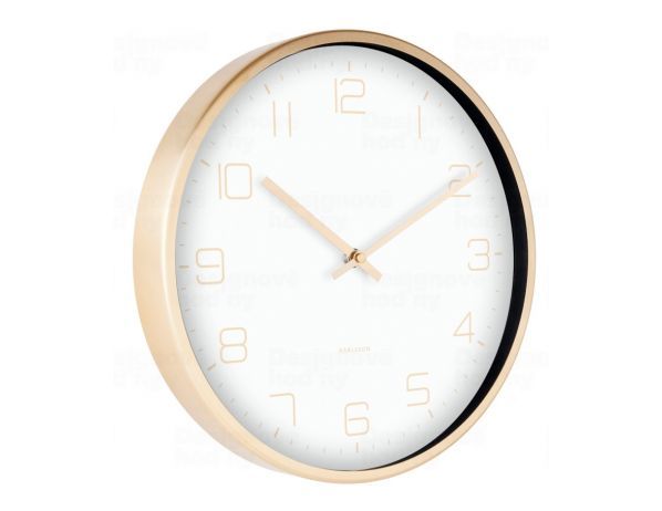 Karlsson 5720WH designové nástěnné hodiny, pr. 30 cm - FORLIVING