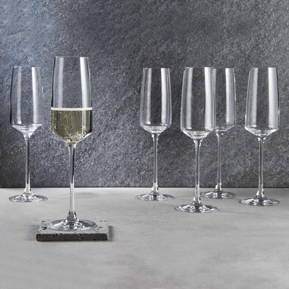 WINE & DINE Sada sklenic na šampaňské 250 ml 6 ks - Butlers.cz
