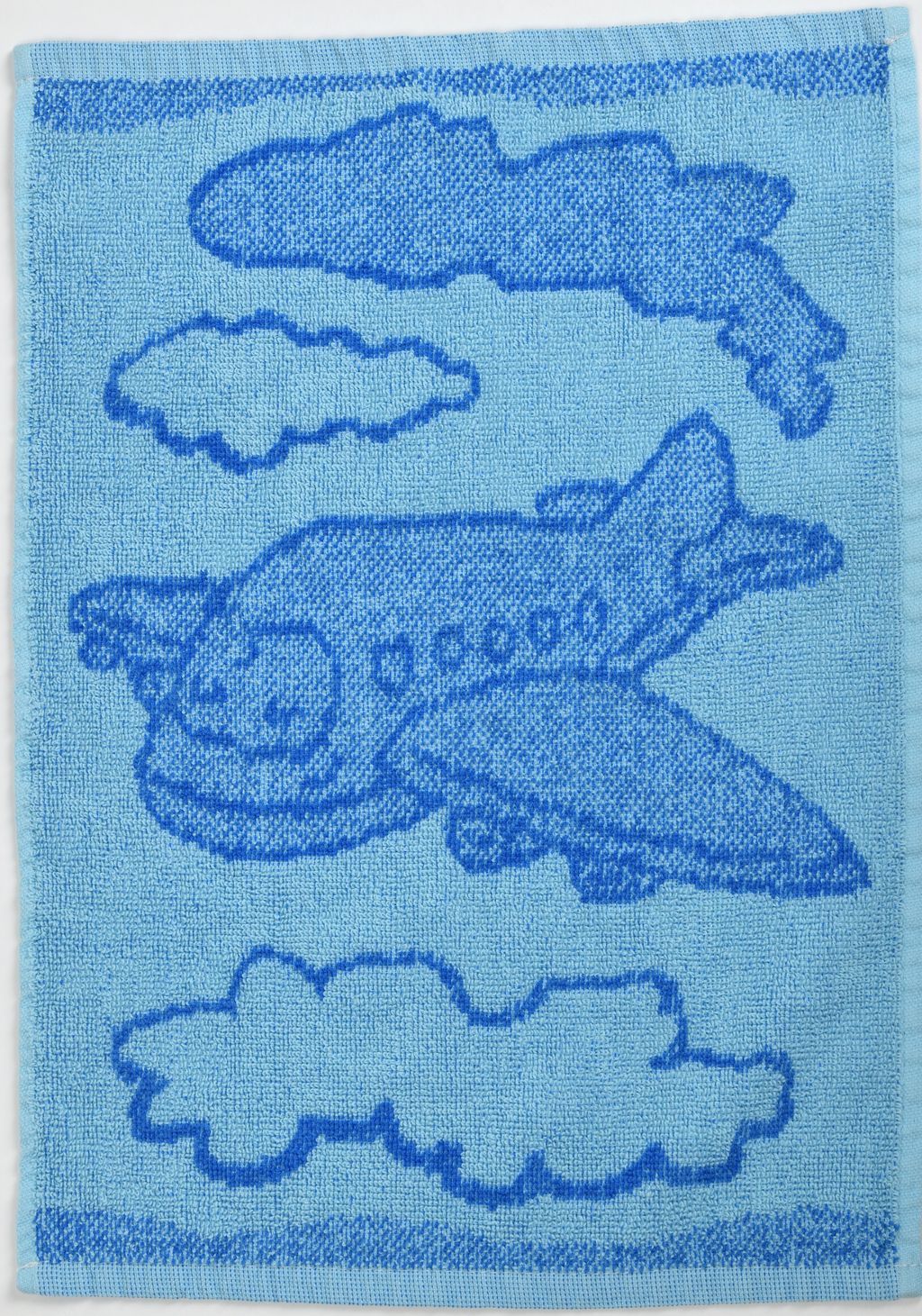 Dětský ručník BEBÉ letadlo modrý 30x50 cm - Výprodej Povlečení