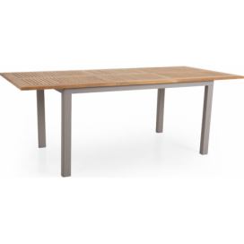 Brafab Záhradný stôl 152-210 cm LYON - béžovo šedá kaki Mdum